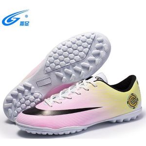 Zhenzu Streamer Regenboog Jeugd Mannen En Vrouwen Kinderen Volwassen Leisure Sport Training Voetbal Schoenen, Training Specia