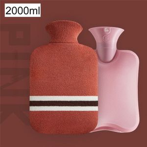 Kleurrijke Fruit Rubber Warmwaterkruik Leuke Water Vullen Water Bag Met Soft Cozy Cover Winter Warming Hand warmer