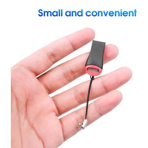 Mini Usb Adapter Usb 2.0 Kaartlezer Adapter Micro Sd Sdhc Tf Flash Memory Card Reader Voor Laptop