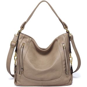 Vaschy Handtassen Voor Vrouwen Mode Schoudertas Vrouwen Casual Crossbody Messenger Bag Dames Chic Zachte Faux Lederen