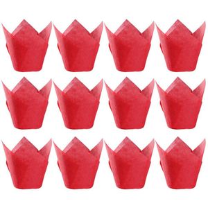 150Pcs Olie-Proof Cake Inpakpapier Effen Cake Papier Houder Party Paper Cup (Koffie)