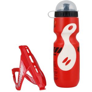 Mtb Fiets Waterfles Houder + Gal Waterkoker Mountainbike Fles Kan Kooi Beugel Cycling Drink Water Cup Rack Accessoires