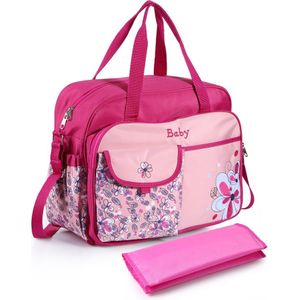 Insular strip grote capaciteit tote luiertas messenger Multifunctionele mummy moeder moederschap tas met aankleedkussen baby tas