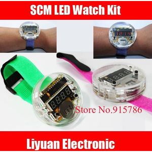 SCM LED Horloge Kit/DIY grote tijd/rode digitale buis display horloge/elektronische horloge onderdelen