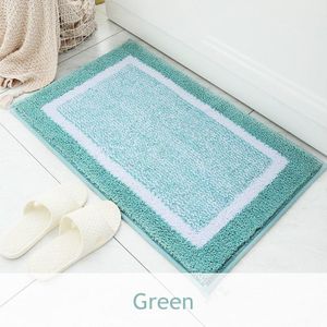 Eenvoudig Zachte Massaal Badkamer Tapijt 1Pcs Water Absorberende Hal Badmat Antislip Deuropening Slaapkamer Vloer Tapijt washsble