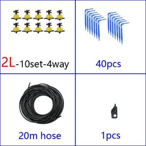 2L 4L 8L Druppelaar Druk Compensatie Emitter Watering Kits 2-Weg 4-Weg 3/5Mm Pijl drip Zender Micro Flow Dripper Systeem