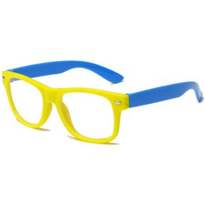 Elbru Baby Vierkante Anti Blauw Licht Kinderen Bril Kinderen Jongen Meisjes Computer Optische Glazen Frame Reflecterende Blokkeren Brillen