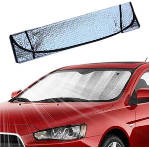 Voertuig zonnescherm weerspiegelt warmte dual layout bubble thicken met zuignap houden auto cool