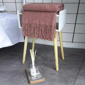 Knit Gooi Deken Warm & Gezellig Voor Couch Sofa Bed Strand Reizen Zomer Airconditioning Dekens Voor Bedden Beddengoed dekbed