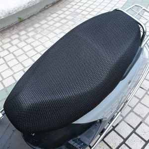 1 Stuks M Maat 3D Motorfiets Elektrische Fiets Netto Seat Cover Cooling Protector Ademend Duurzaam Zwarte Kleur