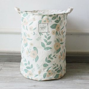 Opvouwbare Grote Opslag Wasmand Wasmand Katoen Wassen Bag