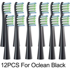 12 Stks/set Vervanging Borstel Schoon Heads Voor Oclean X/Zi/One/F1 Elektrische Tandenborstel Nozzle Geschikt Heads vervangen Opzetborstel