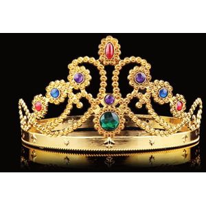 Koning Queen Hoofdtooi Kroon Verjaardag Cosplay Verstelbare Festival Make-Up Dansen Feestartikelen Tiara Bruid Koningin Kroon Tiara