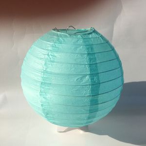 10 cm 15 cm 20 cm 25 cm 30 cm 35 cm 40 cm Tiffany Blauw chinese papier lantaarn lampion kerst verjaardagsfeestje bruiloft woondecoratie