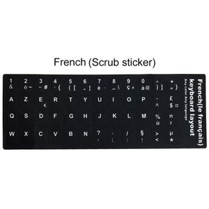 Russisch Spaans Engels Frans Letters Pc Laptop Computer Toetsenbord Stickers Alle Series Keyboard Cover Film Protector