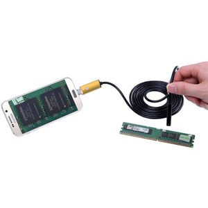 Chanseon Endoscoop 7 MM Lens Goud OTG USB Android Adapter HD Camera Inspectie Borescope Telefoon Industriële Endoscopio Camera