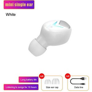 S600 Bluetooth Oortelefoon Mini Single Ear Hoofdtelefoon Sport Waterdicht Headsets Ruisonderdrukking Oordopjes Voor Android
