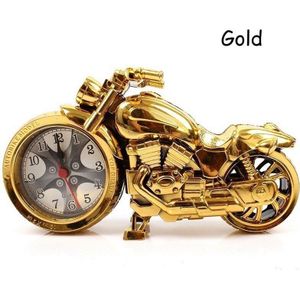 Vorm Creatieve Retro Luxe Meubels Gouden Motorcycle Wekker Thuis Decorateur Motorfiets Klok