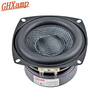 Vierkante 4 Inch Woofer Subwoofer Hifi 4ohm Luidspreker Glasvezel Geweven Wastafel Lage Frequentie Krachtige 25Core 75Hz