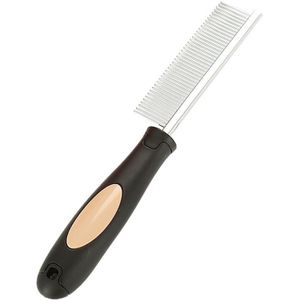 Pet Grooming Kam Ontharing Cleaning Tool Gelegeerd Staal Ronde Tip Kat Dematting Kam Hond Ontklitter Borstel Praktische Dierbenodigdheden