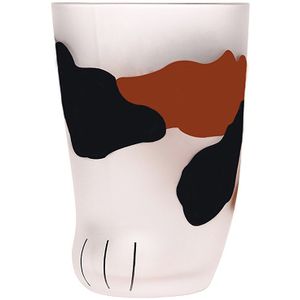 230/300 Ml Kat Klauw Cup Melk Glas Melkglas Cups Leuke Katten Voet Claw Print Mok Kat Poot voor Ontbijt Koffie Kids Melk R