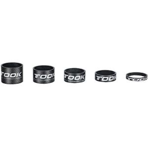 Toseek Full Carbon Fiber 5/10/15/20/25 Mm Bike Voorvork Wasmachine Stuurpen Wasmachine ring Mtb Fiets Headset Spacers Fiets Onderdelen