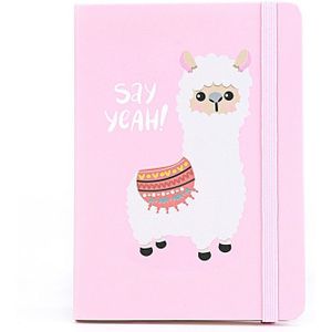 A7 Lichtblauw Mooie Cartoon Baby Alpaca Notebook Daily Voor Kinderen Notepad Leuke Briefpapier Kantoor Schoolbenodigdheden