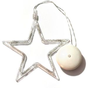 Kerst Led Bel Zuignap Licht Indoor Decoratie Cupule Licht Bell Star Engel Sneeuwpop Glas Venster Zuignap Licht Decor