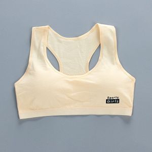 Beha Voor Meisjes 13 Tiener Crop Top Ondergoed Racerback Puberteit Sport Training Bras Streetwear Tube Top 8-14Y 10 12 Schoolmeisje gym