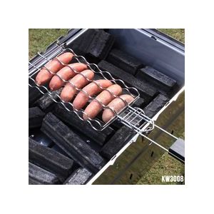 Bbq Barbecue Worst Grillen Mand Hond Rack Metalen Mesh Manden Grill Rack Barbecue Manden Grote Grill Voor 6 Honden