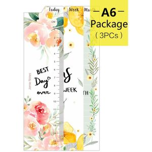 MyPretties Vandaag Week Maand Heerser A5 A6 Vullingen Index Divider voor Planner Agenda 6 Gat Bindmiddel Notebook Organizer Zachte Heerser