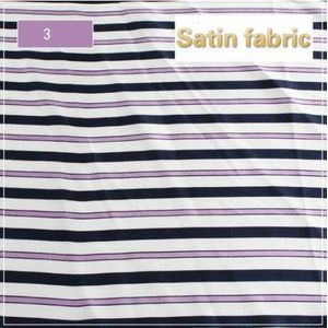 150cm satijnen stof afdrukken retro Britse stijl gestreepte satijnen doek kleding tas voering stof sjaals sjaal diy doek