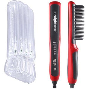 Multifunctionele Haar Kam Borstel Baard Stijltang Rechtzetten Elektrische Baard Rechttrekken Kam Quick Haar Styler Gereedschap