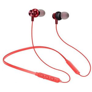 Nekband Bluetooth Hoofdtelefoon Stereo Headset Draadloze Oordopjes Bluetooth Koptelefoon Sport Oordopjes Met Microfoon voor universal alle mobiele telefoons