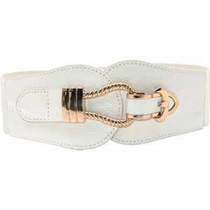 Vrouwen Breed Broeksbanden Elastische Taille Riem Jurk Gesp Accessoires Lederen Riemen Cumberbanden Waistbelts Pu Corset Riem Taille Band