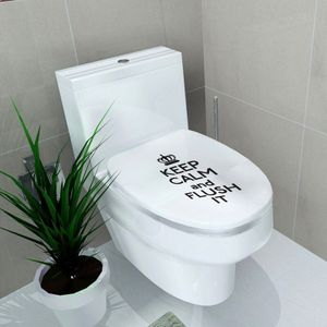 Closestool Sticker Creatieve 3D Stickers Voor Badkamer Decoratie Home Decor Mode Cartoon Schilderen Decor Fun Closestool Sticker