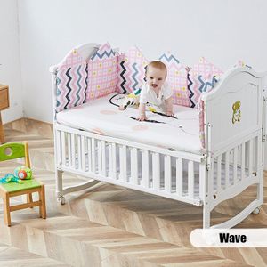 2 Pc Baby Bed Bumper Baby Kussen Zacht Katoen Voor Pasgeboren Ademend Beddengoed Set Wieg Set Katoenen Baby Kamer Decoratie protector