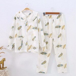 Print Moederschap Pyjama Verpleging Pyjama Voor Zwangere Vrouwen Lente Herfst Lange Mouwen Katoen Zwangerschap Nachtkleding Fdfklak