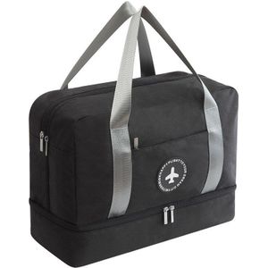 Sporttas Lederen Sporttassen Grote Mentraining Tas Voor Schoenen Dame Fitness Yoga Reizen Bagage Schouder Zwart Sac De Sport