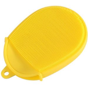 Zachte Baby Siliconen Bad Borstel Peuter Hoofd Douche Massage Borstel Zuigeling Care Badkamer Benodigdheden