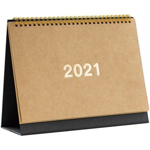 Eenvoudige Zwart Wit Serie Desktop Kalender Dual Dagelijkse Schema Tafel Planner Jaarlijks Agenda Organisator Kantoorbenodigdheden