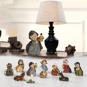 Kerststal Figuren Ornamenten 2D Acryl - Heilige Familie Kerstdecoratie Jezus Geboorte
