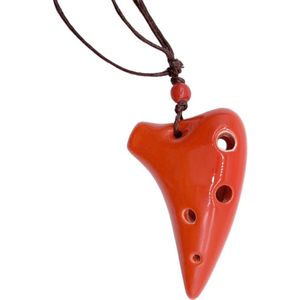 6 Holes Keramische Ocarina Alto C Submarine Stijl Muziekinstrument Met Lanyard Muziek Score Voor Music Lover En Beginner