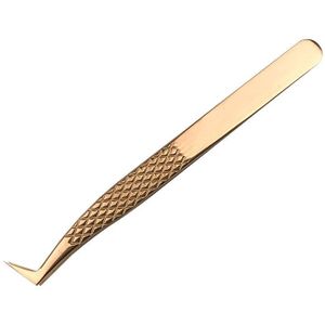 Aileishi 1 Pcs Wimpers Pincet Rvs Superhard Pincet Hoge Precisie Anti-Statische Pincet Voor Wimper Extensions