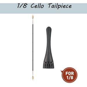 1/8 Aluminium Cello Staartstuk & Tailgut Voor Viool Cello Onderdelen Accessoires