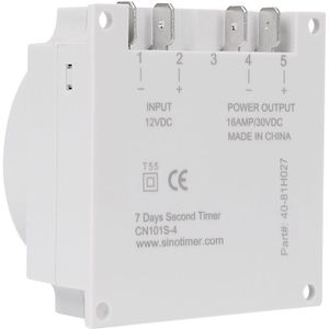 CN101S Economische Licht Timer Schakelaar 12 Volt Timer Programmeerbare Digitale Timer Elektrische Tijdschakelaar Wekelijkse Timer Tweede Timer