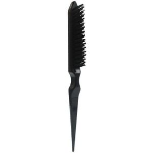 1 Pcs Professionele Borstels Kam Plagen Terug Kammen Hair Brush Slim Line Styling Tools 4 Kleuren