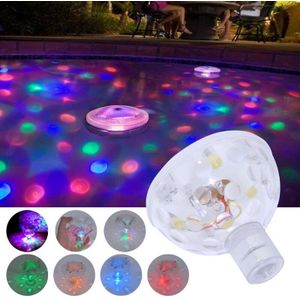 Onderwater Led Disco Licht Zwembad Tub Spa Drijvende Licht