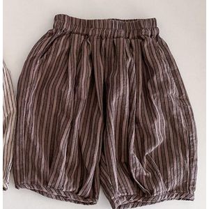 Kinderen Zomer Shorts Knappe Baby Boy Zomer Casual Losse Gestreepte Korte Broek Baby Meisje All-Match L Katoen Shorts