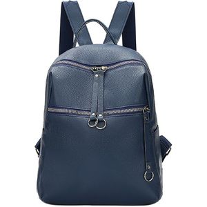 Womens Vintage Lederen Rugzakken Vrouwelijke Rits Reistassen Retro Schooltassen Vrouwen Studenten Tas Rugzak Mochila